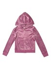 Juicy Couture Girls Kids  Velour Zip Hoodie   Track Pants 2-piece Set  10