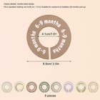 8pcs Baby Closet Dividers  Plastic Baby Closet Organizer Double-sided Design    