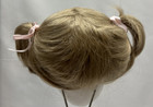 Apple Valley Honey Blond Pia Doll Wig Size 14-15 Short Ponytails  New  Old Stock