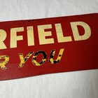 Vtg 1950   s Chesterfield Tin Litho Metal Cigarette Advertising Sign 9 X 2 