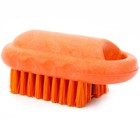 Sparta 5 Inch Hand And Nail Brush Stiff Polyester Bristles Color Coded Orange