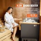 Uimoso Sauna Heater Stove 4 5kw Wet   Dry Stailess Steel W  Internal Controller