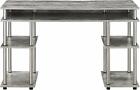 Birch Finish Wood Student Desk Writing Table Laptop Computer Workstation Storage