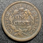 1846 Braided Hair Large Cent Penny Fine Details Medium Date