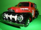 1951 Ford Pickup   1940 Ford Coupe Modified With Trailer Rules Texaco Ertl 1 25