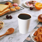 500 Pack 12 Oz Paper Coffee Cups With Lids Disposable Hot Cold Drink Cups Office