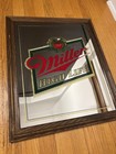 Vintage Miller High Life Beer Mirror  Sign 22 5    X 19   