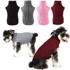 Pet Dog Jumper Knit Sweater Clothes Puppy Cat Knitwear Costume Coat Apparel Warm