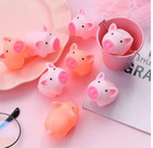 Miniature Cute Pig Anti-stress Figurines 10 Pack