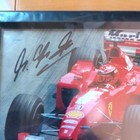 Michael Schumacher Ferrari F1 2000 Signed Framed Live Photo Autograph