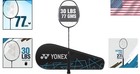 Lightweight Astrox Smash Badminton Racket - Enhanced Power   Control Inside
