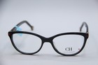 New Carolina Herrera Vhe660k Col 0700 Black Authentic Designer Eyeglasses 52-17