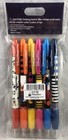 Disney Parks Mickey Mouse Fab 5 Stripes 6 Pack Pen Set Black Ink Characters New