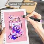 262pcs Alcohol Marker Pens Dual Tip Drawing Art Markers Set