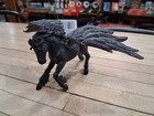 Black Pegasus Winged Horse Fantasy Figurine