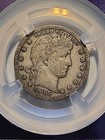 Ngc Genuine 1915 Barber 25c Purple Core Tat  Ngc Certification 8693493-119 