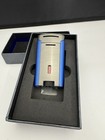 Xikar Astral Single Jet Flame Cigar Lighter - Gunmetal And Blue - New
