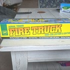 Bp Aerial Tower Fire Truck Advertising Model 1999 Collector s Edition Gas   Oil