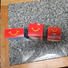 Lot Of 3 Mcdonald s Happy Meal  Figurines With Boxes