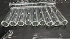  10 Pack  4  Inch Clear Pyrex Glass Blowing Tube 12mm 8mm 2m Thick Free Shipping