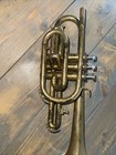 Vintage Kadit Cornet     Brass Shepherd   s Crook Style     Antique Horn
