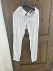 San Diego Padres Pinstripe Home White Nike Team Issued Game Worn Pants 34x32