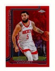 Fred Vanvleet 2025-26 Topps Chrome  66 True Red Refractor  5  rockets  Ssp