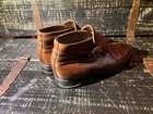 Size 9 5 D Freeman Classic Brown Ankle Disco Hipster Beatle Boots Vintage 1970s