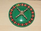 Vintage Miniature Game Roulette Wheel 4 1 4  Plastic