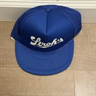 Vintage Stroh s Beer Mesh Snap Back Baseball Hat Cap Blue