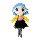 28cm Coraline Plush Doll Soft Stuffed Toy Kawaii Pillow Kids Cute Collectible