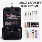 Hanging Travel Toiletry Bag Makeup Cosmetic Organizer Storage Black Men Women