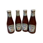 4 Bottles Heinz Ketchup In Glass Bottle 14 Oz  Fresh Stock Kosher 