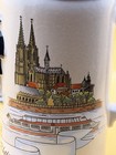 Vintage Gerzit German Beer Stein With Pewter Lid  Handmade Stein In West Germany
