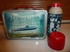 American Thermos Uss Navy Submarine Themed Metal Lunchbox With Thermos