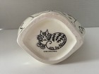 Cats By Nina Lyman Ceramic Vase  7  H  X 6  W  2001 - Persian Cat With Blue Eyes