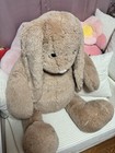 Okie Dokie Giant Jumbo 5    Tall Soft Bunny Plush Stuffed Animal In Beige Brown