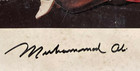 Muhammad Ali Full Name Autograph Signature Cut For Framing Vernon Wells Art