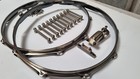 Dfp 14    Snare Drum Hardware Set - Antique Brass  Hoops  Lugs  Throw Off