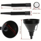 1pc Flexible Automotive Fuel Funnel     Spill-proof Wide Mouth Oil Refilling Tool