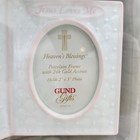 Gund Porcelain Baby Girl Photo Frame Heaven s Blessings Jesus Loves Me Lamb