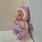 Goldberger Babys First Doll Minky Soft 11  Plush Lovey Baby Rattle Stuffed Toy