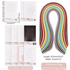 12 Pcs Quilling Paper Stencils With 36 Colors 360 Strips Flower bird Pattern    