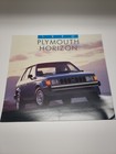 Plymouth Horizon 1984   1990 Original Sales Brochure  Pamphlet