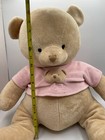 Fao Schwarz Jumbo 16 -24  My First Teddy Bear Plush Pink Shirt 2010 Toys R Us