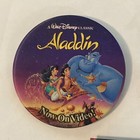 Lot Of 3 Disney Aladdin Button Pin Pinback Badge Vintage