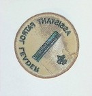 Bsa Assistant Patrol Leader Position Patch Tan Embroidered Twill