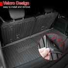 Floor Mats For 2020-2025 2026 Ford Explorer Accessories  Cargo Mat With Backr   