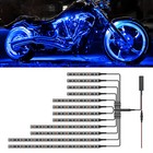 12x Rgb Underglow Light Strips App rf Control For Suzuki Gsxr Gsx-r 750 600 1000