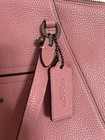 Coach 58874 Pink Pebbled Leather Prairie Satchel W  Detachable Strap  Dust Bag